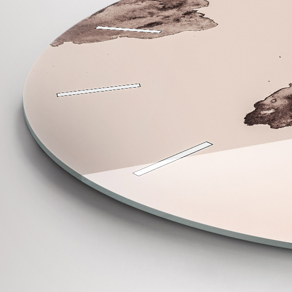 Okrúhle hodiny Akvarelová mapa sveta