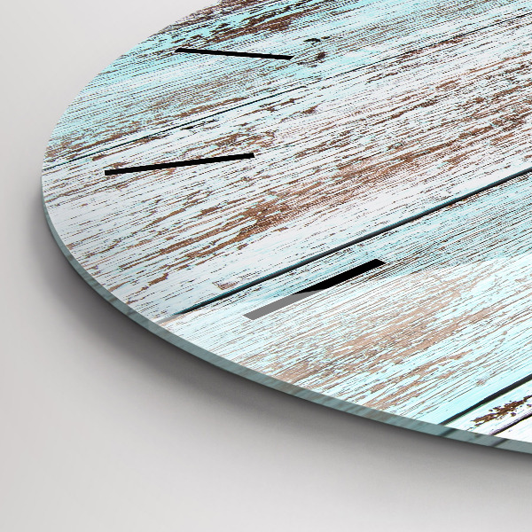 Okrúhle hodiny Pastelové drevo