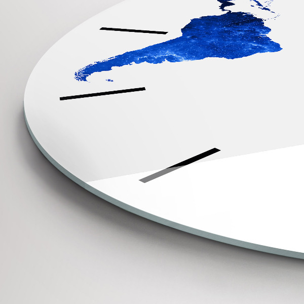 Okrúhle hodiny Vesmírna mapa sveta