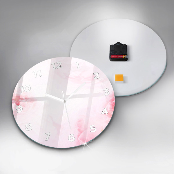 Okrúhle hodiny Kvitnúce kvety