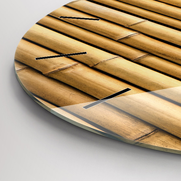 Okrúhle hodiny Bambusové palice