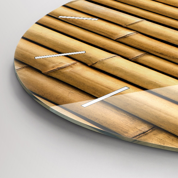 Okrúhle hodiny Bambusové palice