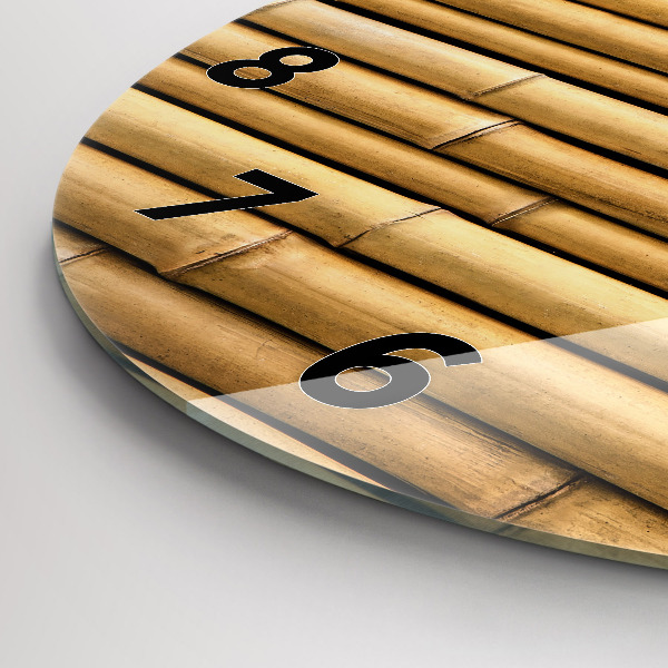 Okrúhle hodiny Bambusové palice