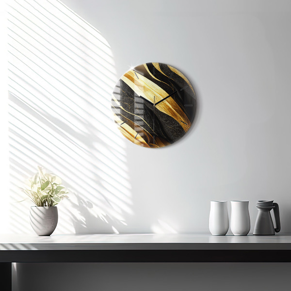 Okrúhle hodiny Elegantná abstrakcia