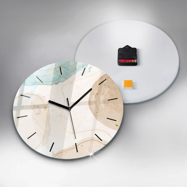 Okrúhle hodiny Vodové škvrny