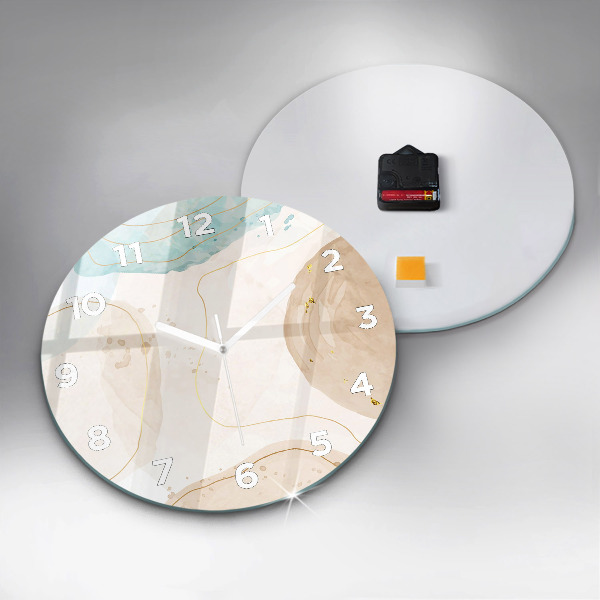 Okrúhle hodiny Vodové škvrny