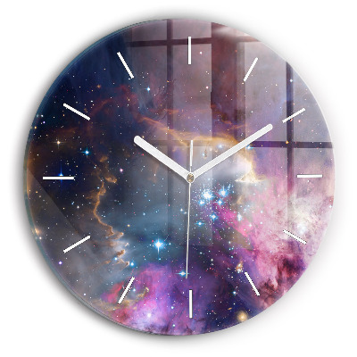 Okrúhle hodiny Galaxia a hviezdy