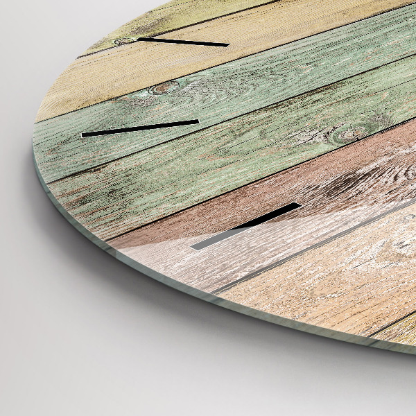 Okrúhle hodiny Farebné dosky