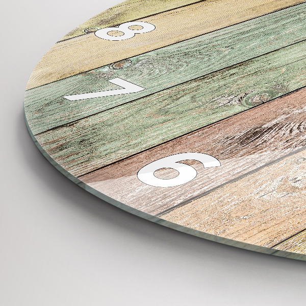 Okrúhle hodiny Farebné dosky