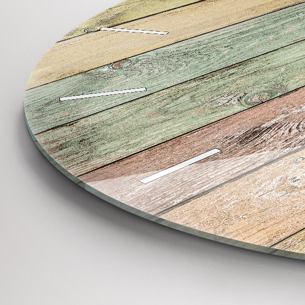 Okrúhle hodiny Farebné dosky