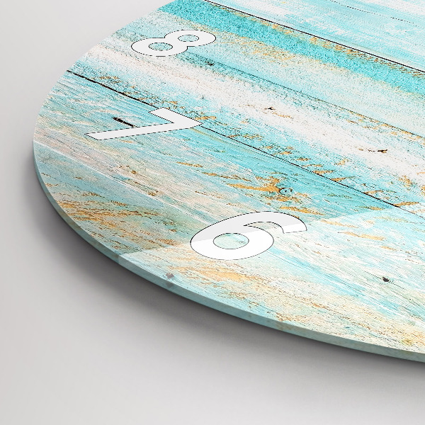 Okrúhle hodiny Modré dosky