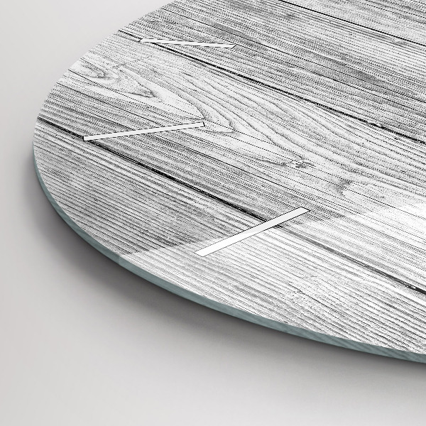 Okrúhle hodiny Drevené panely