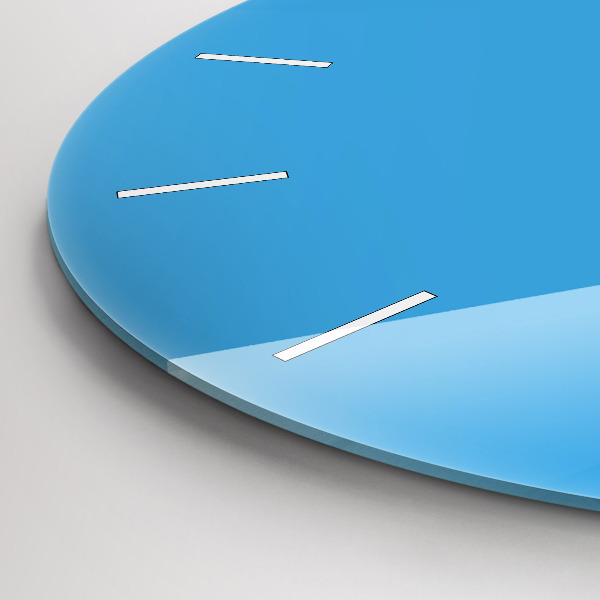 Okrúhle hodiny Modrá