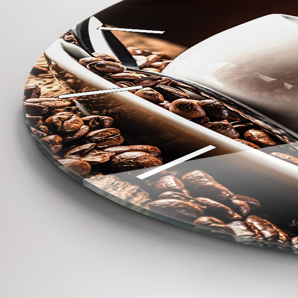 Okrúhle hodiny Šálka kávy