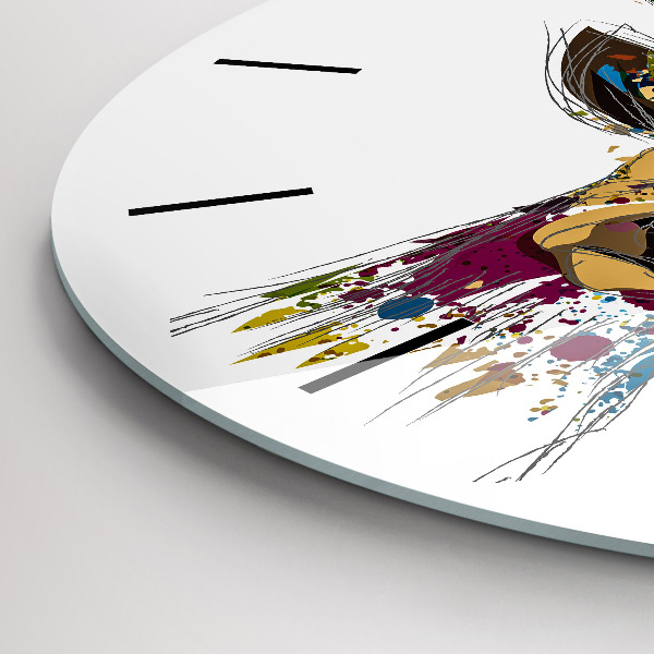 Okrúhle hodiny Hlava jeleňa