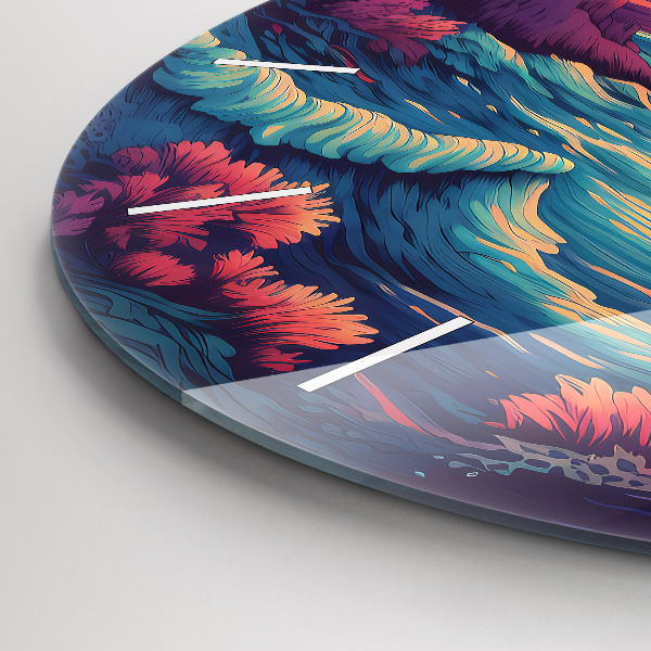 Okrúhle hodiny Rozprávkový oceán a obloha