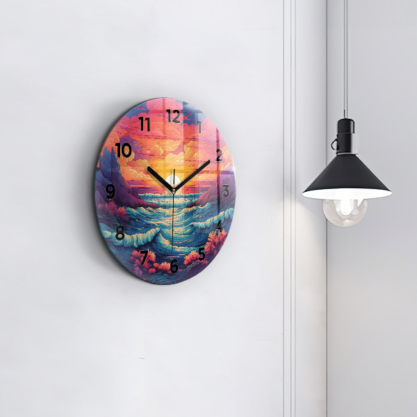 Okrúhle hodiny Rozprávkový oceán a obloha