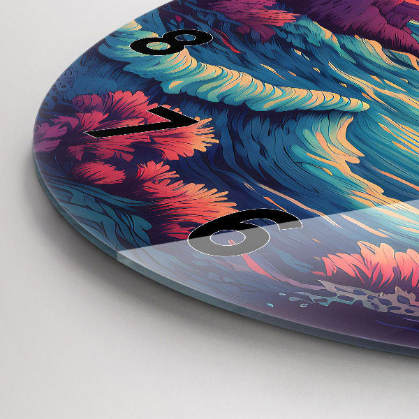 Okrúhle hodiny Rozprávkový oceán a obloha