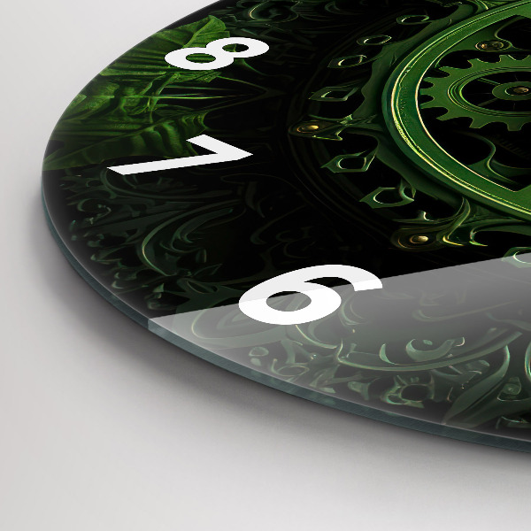 Okrúhle hodiny Zelený mechanizmus