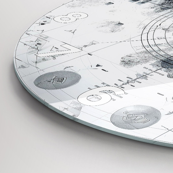 Okrúhle hodiny Kreslené hory