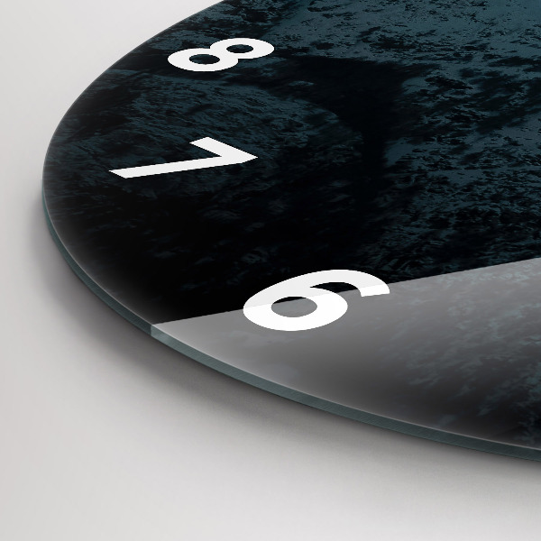 Okrúhle hodiny Západ slnka v horách