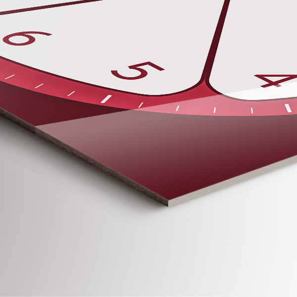 Štvorcové nástenné hodiny Nakrájajte ovocie